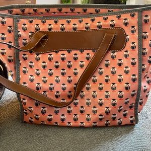 Fossil Pink Owl Purse